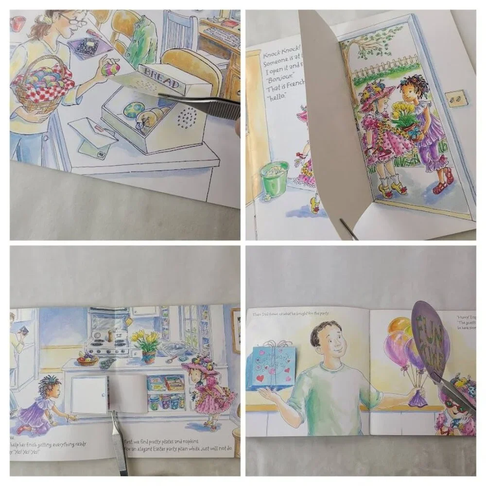 Fancy Nancys Elegant Easter Lift-The-Flap Book O'Connor & Glasser 2010 - Picture 7 of 7